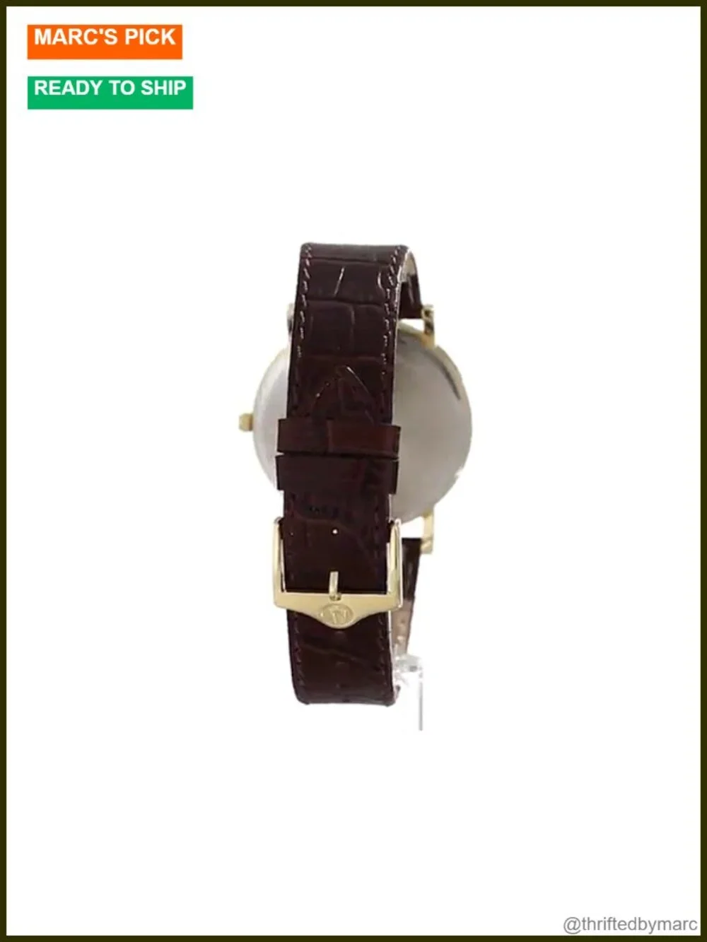 Men's Classic 3-Hand Calendar Quartz Leather Strap Watch, 37mm